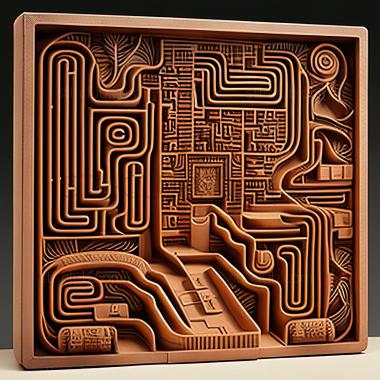 3D модель Текущие события Прощай, Чикорита, Электрический лабиринт (STL)